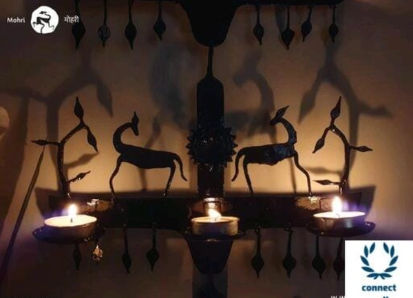 Graceful Candle Holders - Metal, Pack of1